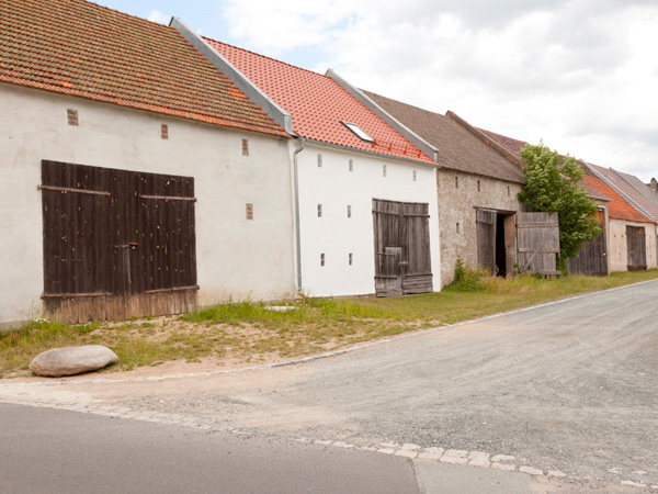 Historische Stadeln in Mantel